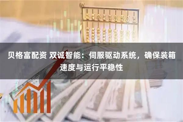 贝格富配资 双诚智能：伺服驱动系统，确保装箱速度与运行平稳性
